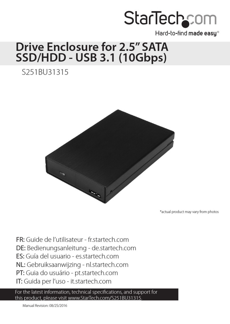 StarTech.com S251BU31315 User manual StarTech.com S251BU31315 User manual