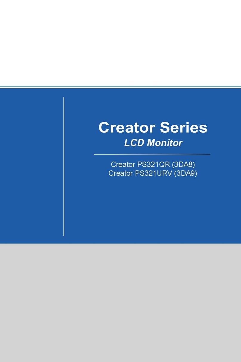 MSI Creator PS321QR Instruction Manual