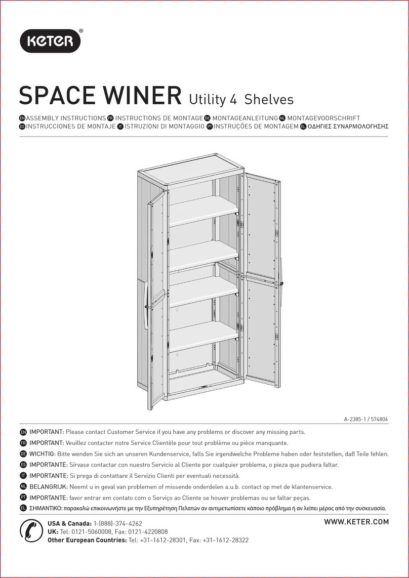 Keter SPACE WINER A-2385-1 User manual