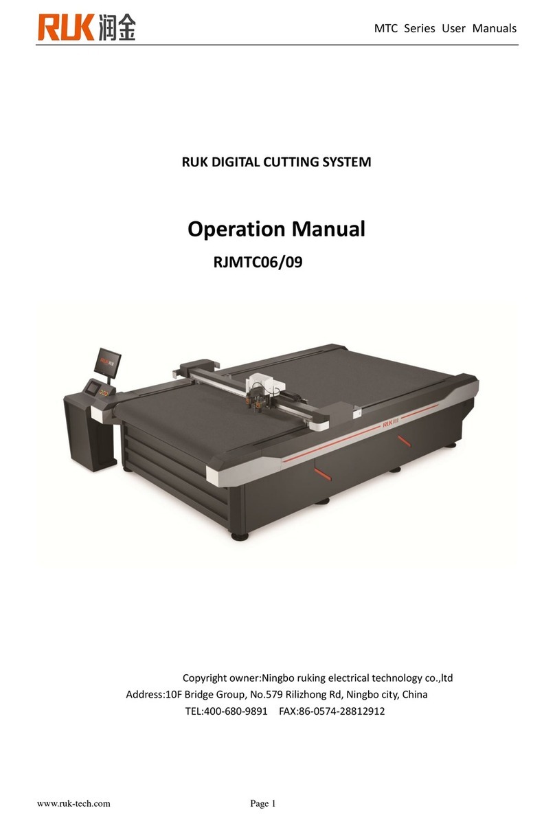 RUKO MTC Series Operation manual