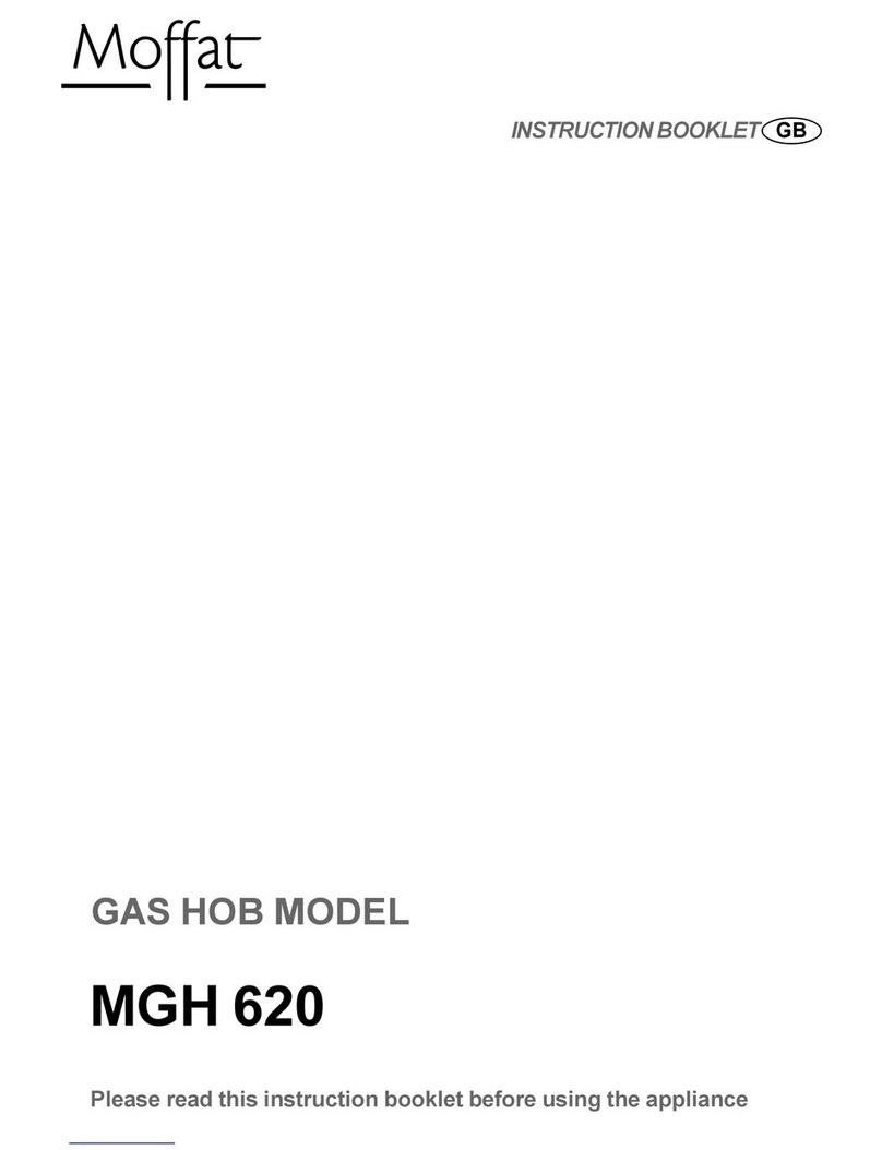 Moffat MGH 620 Instruction booklet