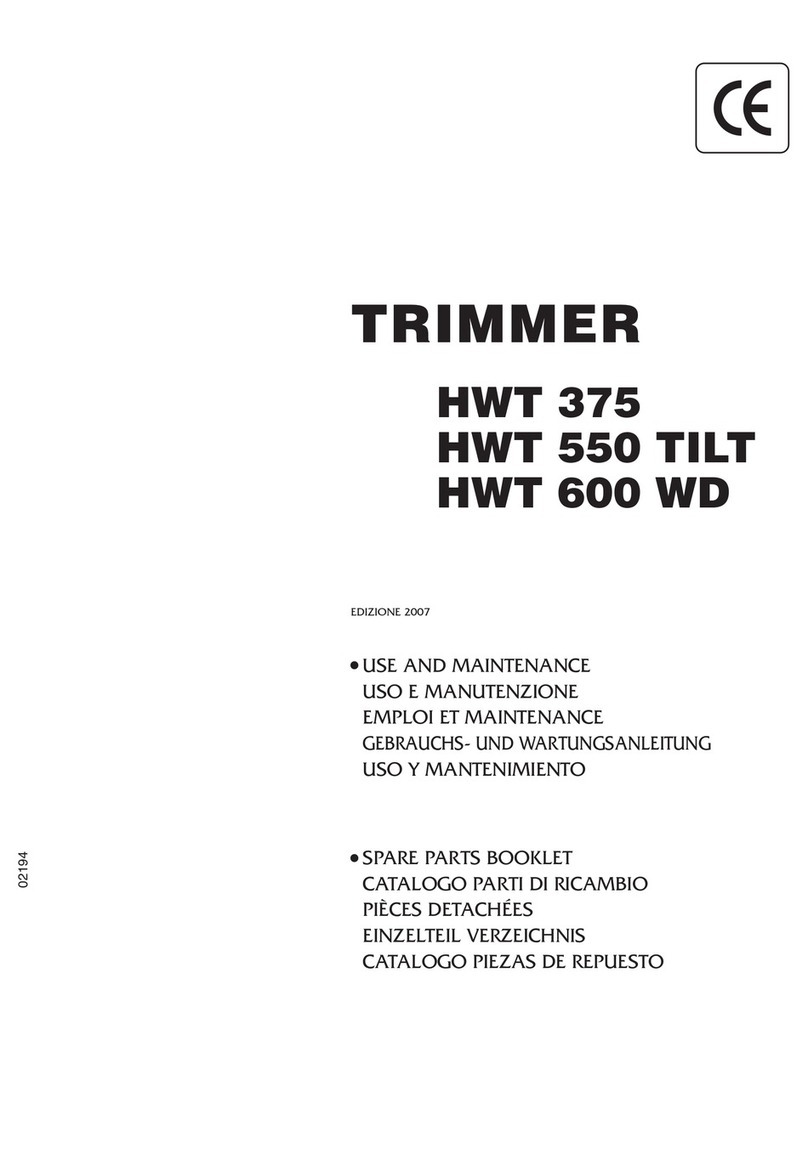 Grillo HWT 375 Use and maintenance