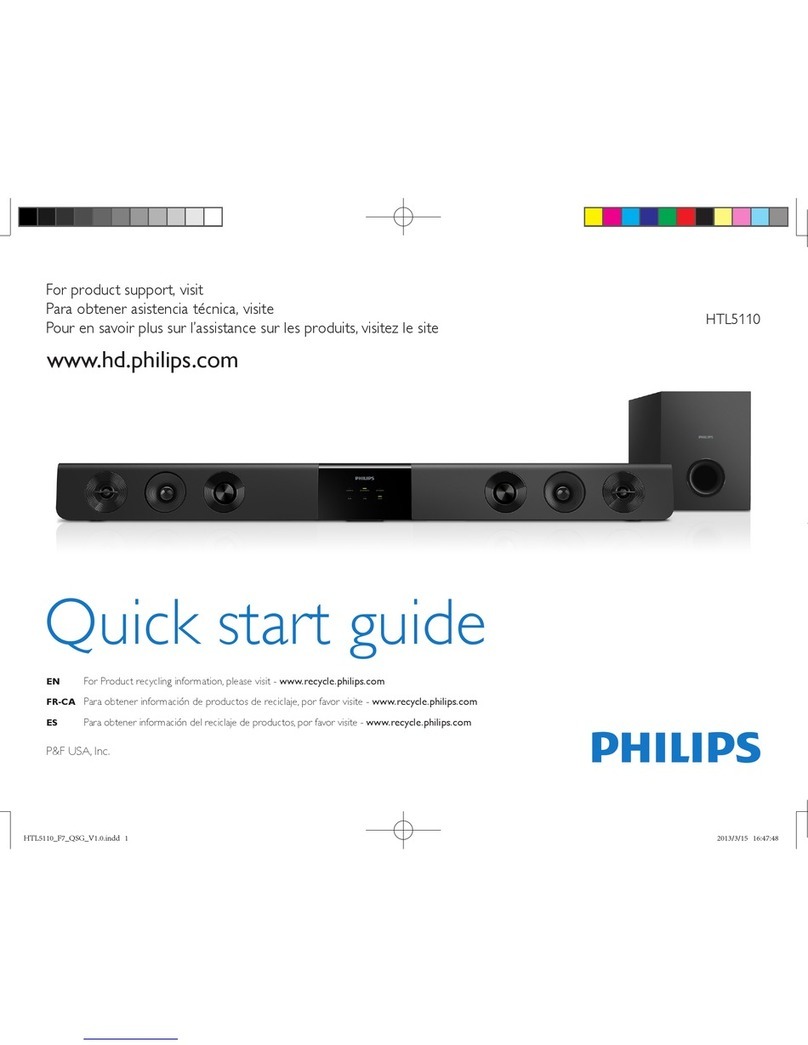 Philips HTL5110 User manual
