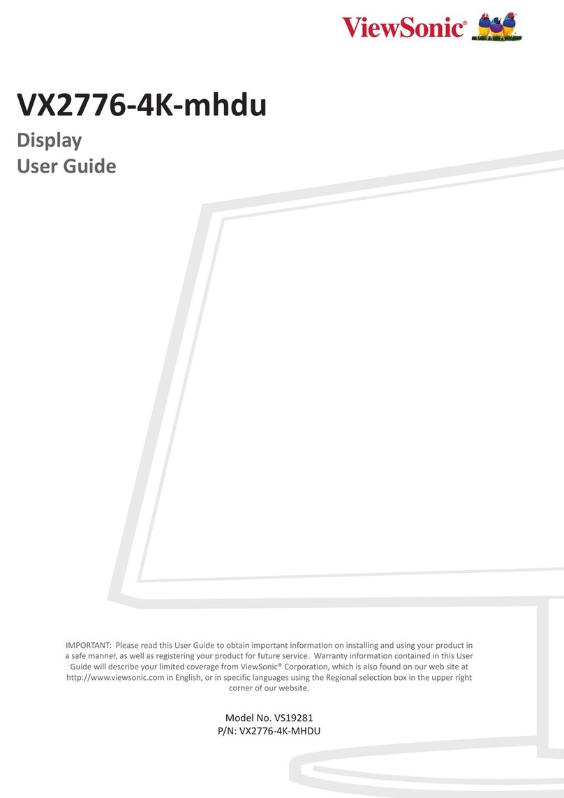 ViewSonic VX2776-4K-mhdu User manual