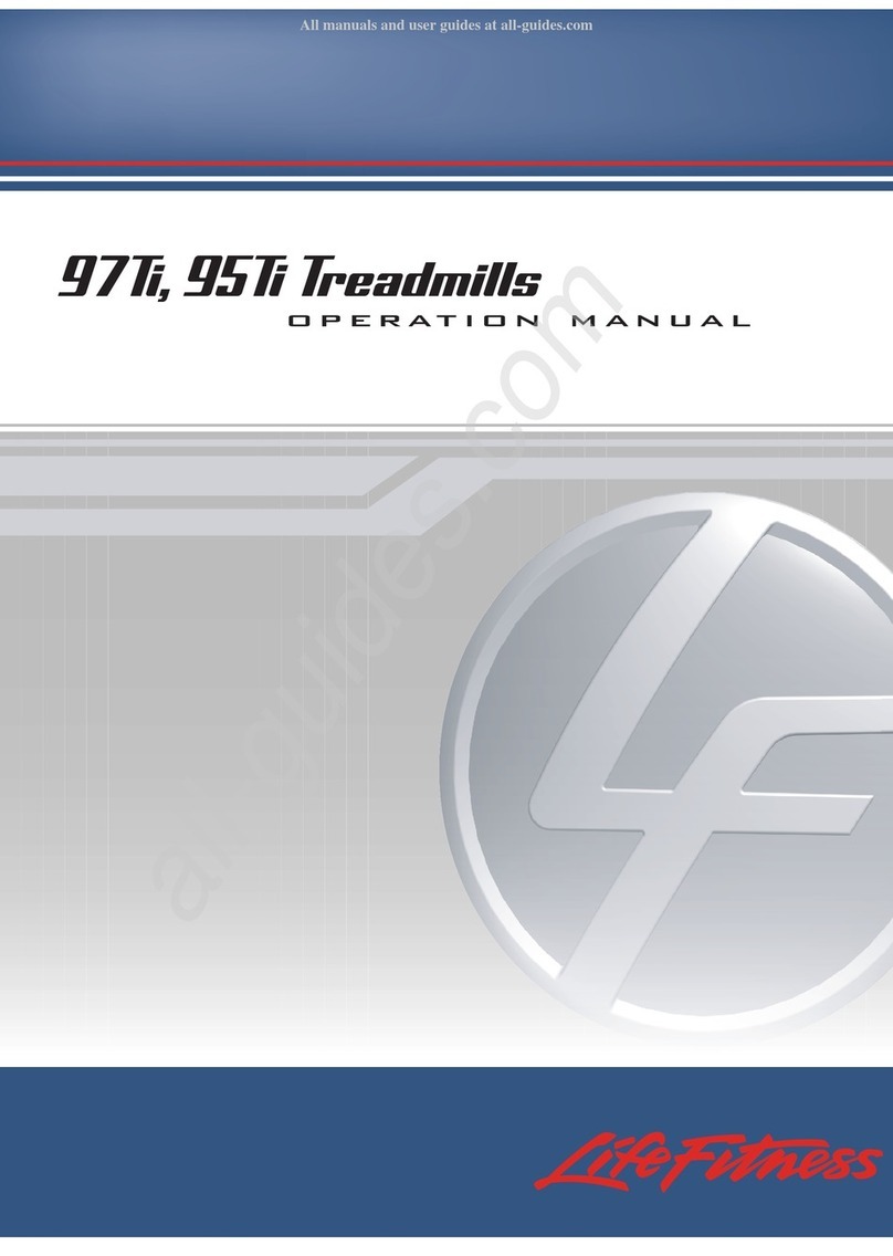 Life Fitness 95Ti Operation manual