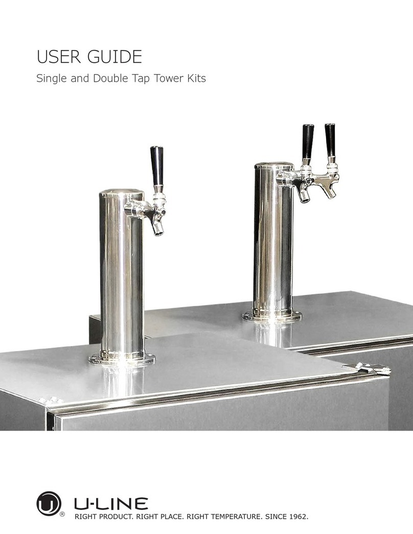 U-Line Outdoor UOKR124SS01A User manual