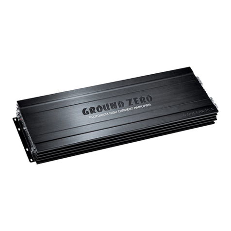 Ground Zero GZPA 1.8K-HCX User manual