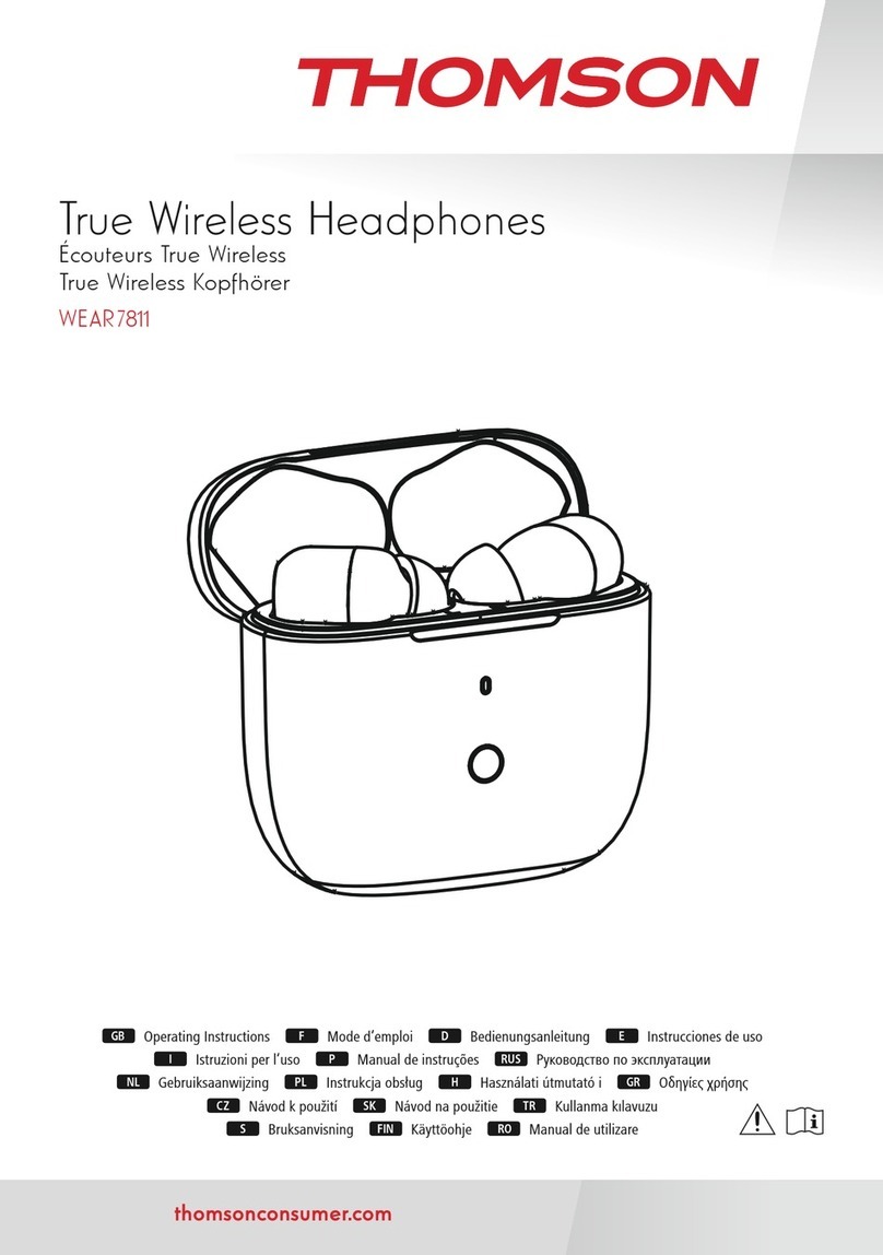 THOMSON WEAR7811 User manual