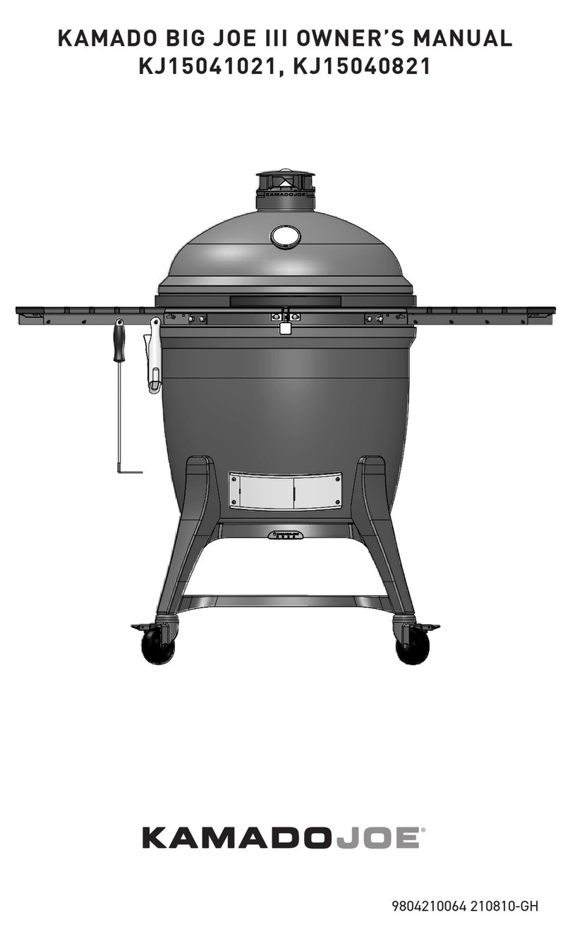 Kamado Joe BIG JOE III User manual Kamado Joe BIG JOE III User manual