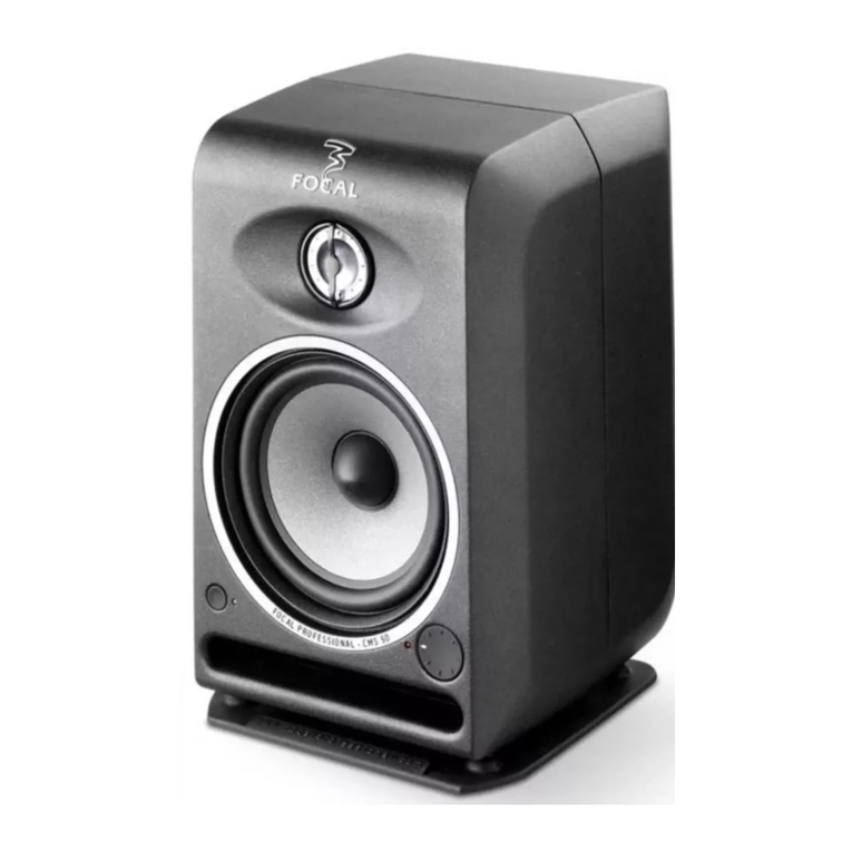 Focal CMS 50 - User manual