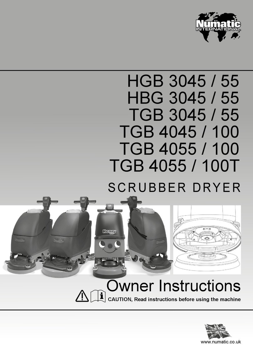 Numatic HGB 3045/55 User manual