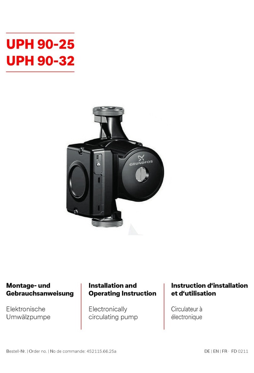 Glen Dimplex UPH 90-25 Installation and operating instructions Glen Dimplex UPH 90-25 Installation and operating instructions