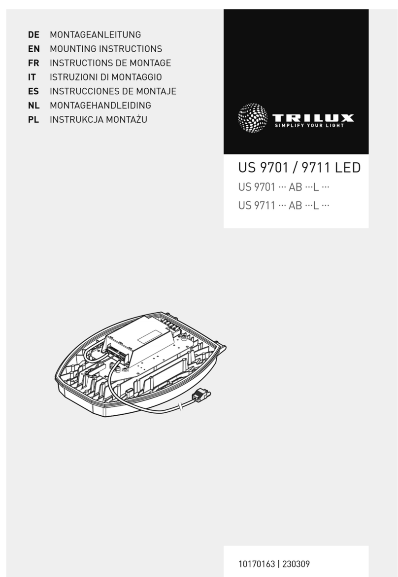 Trilux US 9701 LED Series User manual