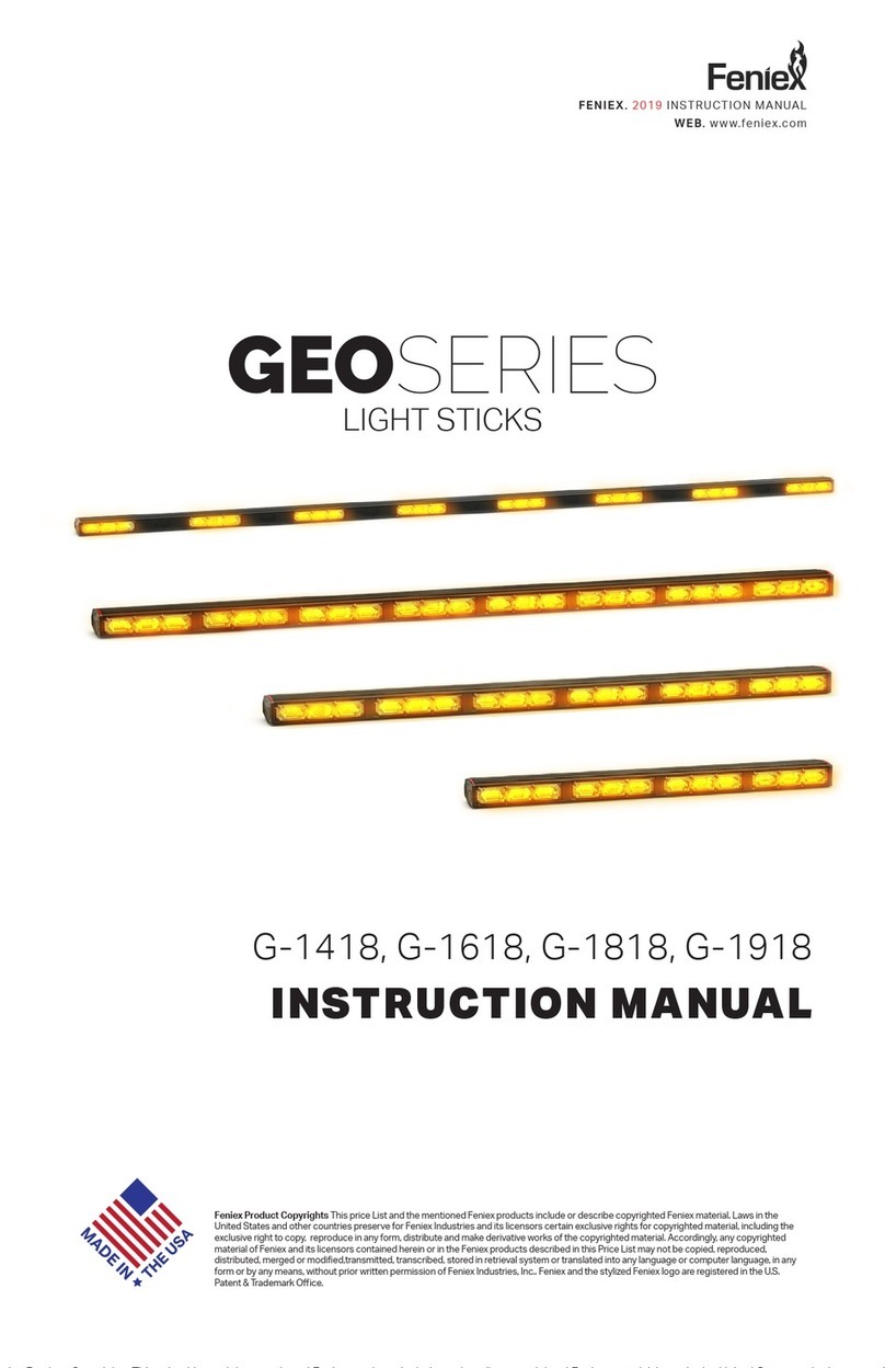 Feniex GEO Series instruction manual Feniex GEO Series instruction manual
