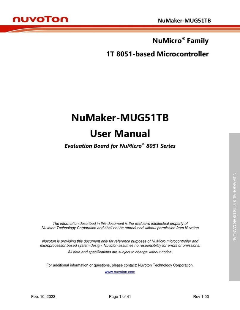 Nuvoton NuMicro series user manual