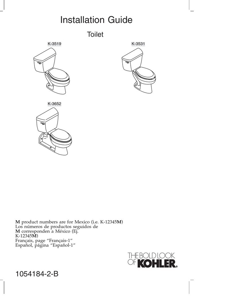 Kohler K-3519 User manual