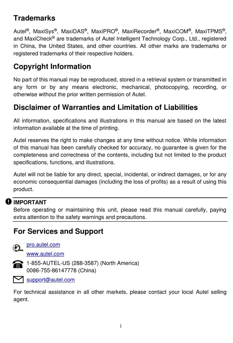 Autel MaxiTPMS TS900 User manual