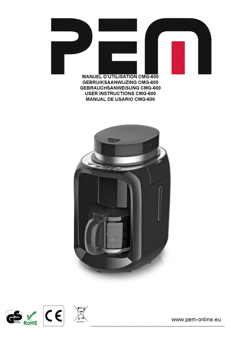 PEM CMG-600 User instructions