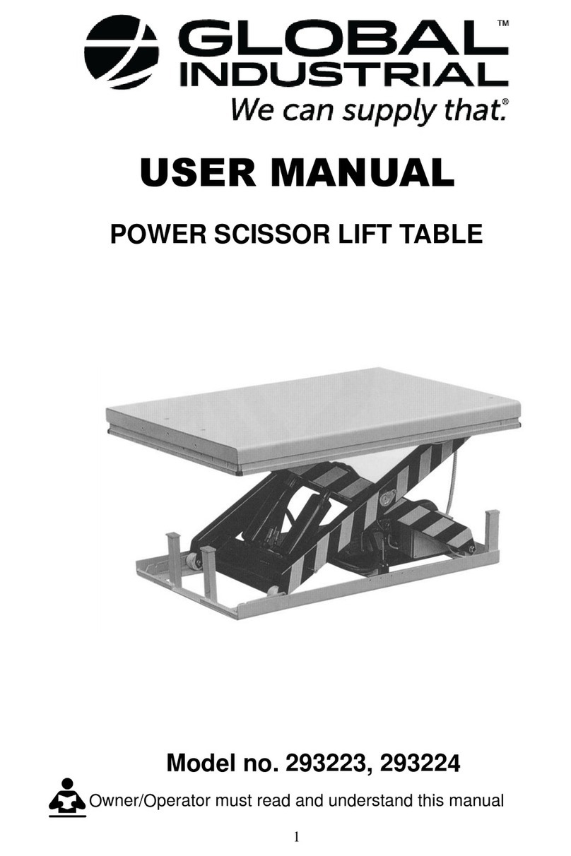 Global Industrial 293223 user manual