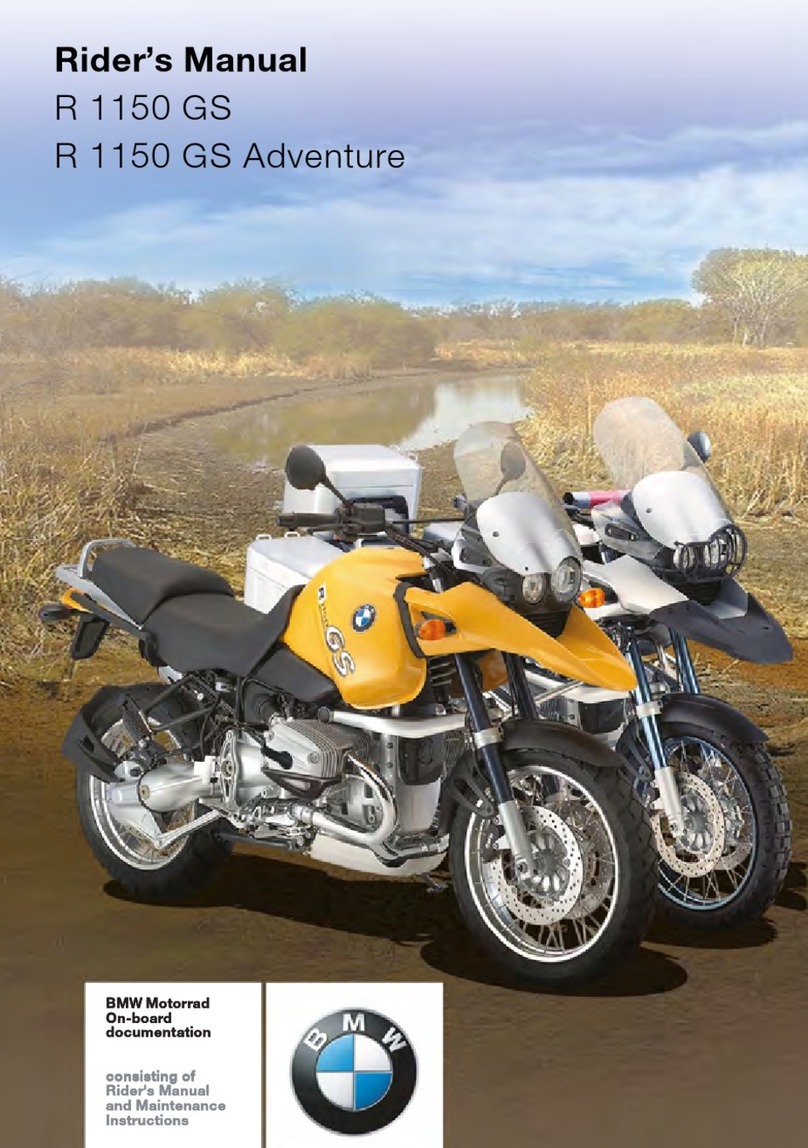 BMW R 1150 GS Rider's manual