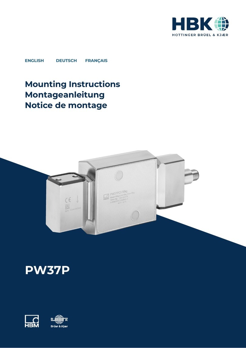 HBK PW37P Mounting instructions