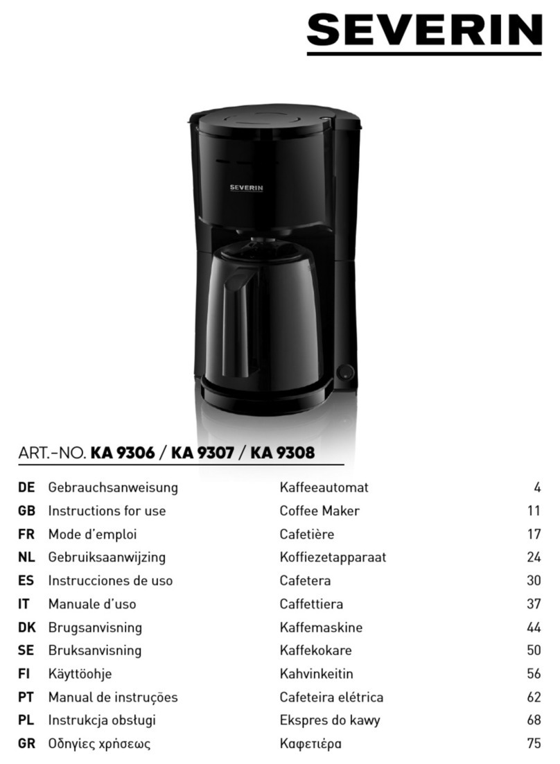 SEVERIN KA 9306 Instructions for use