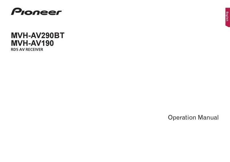 Pioneer MVH-AV190 Operation manual