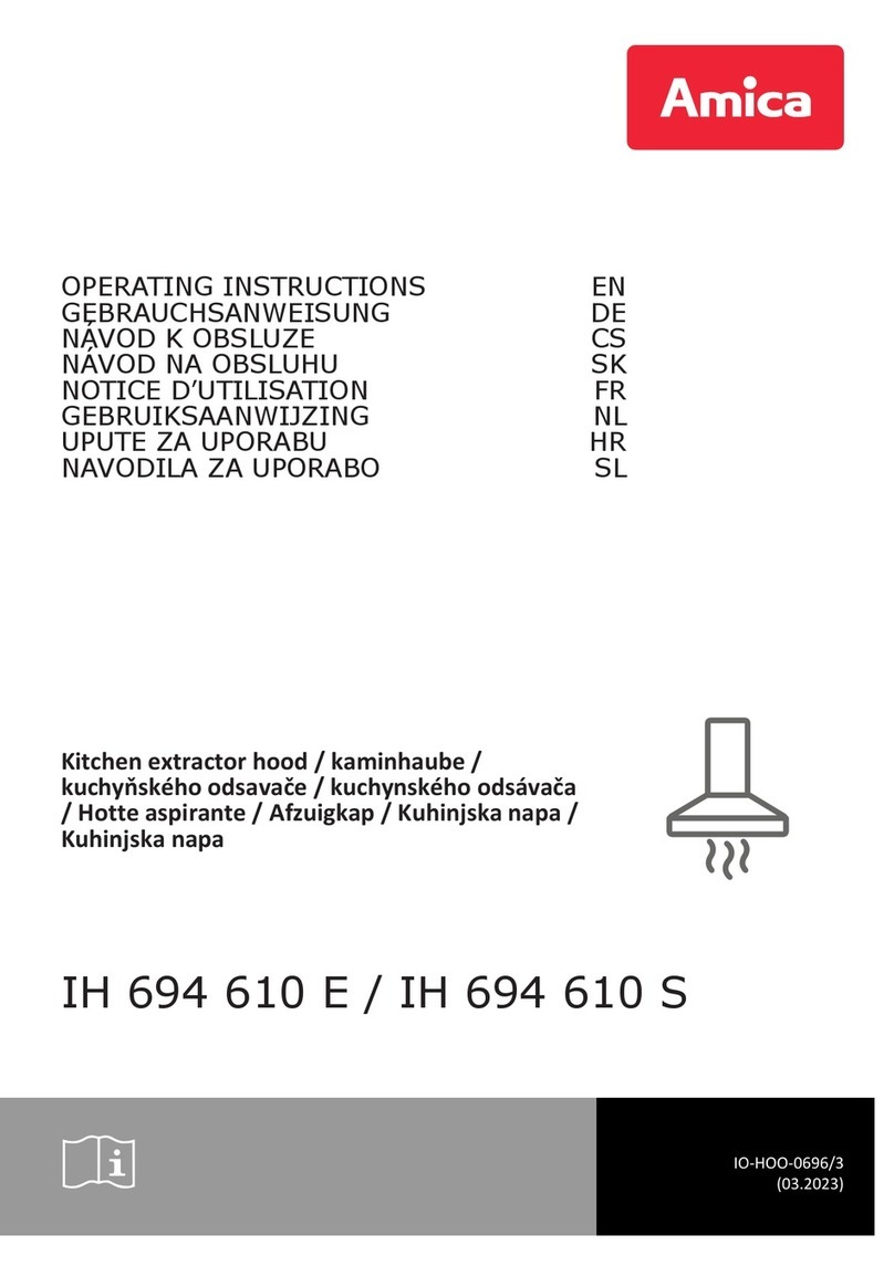Amica IH 694 610 E User manual Amica IH 694 610 E User manual