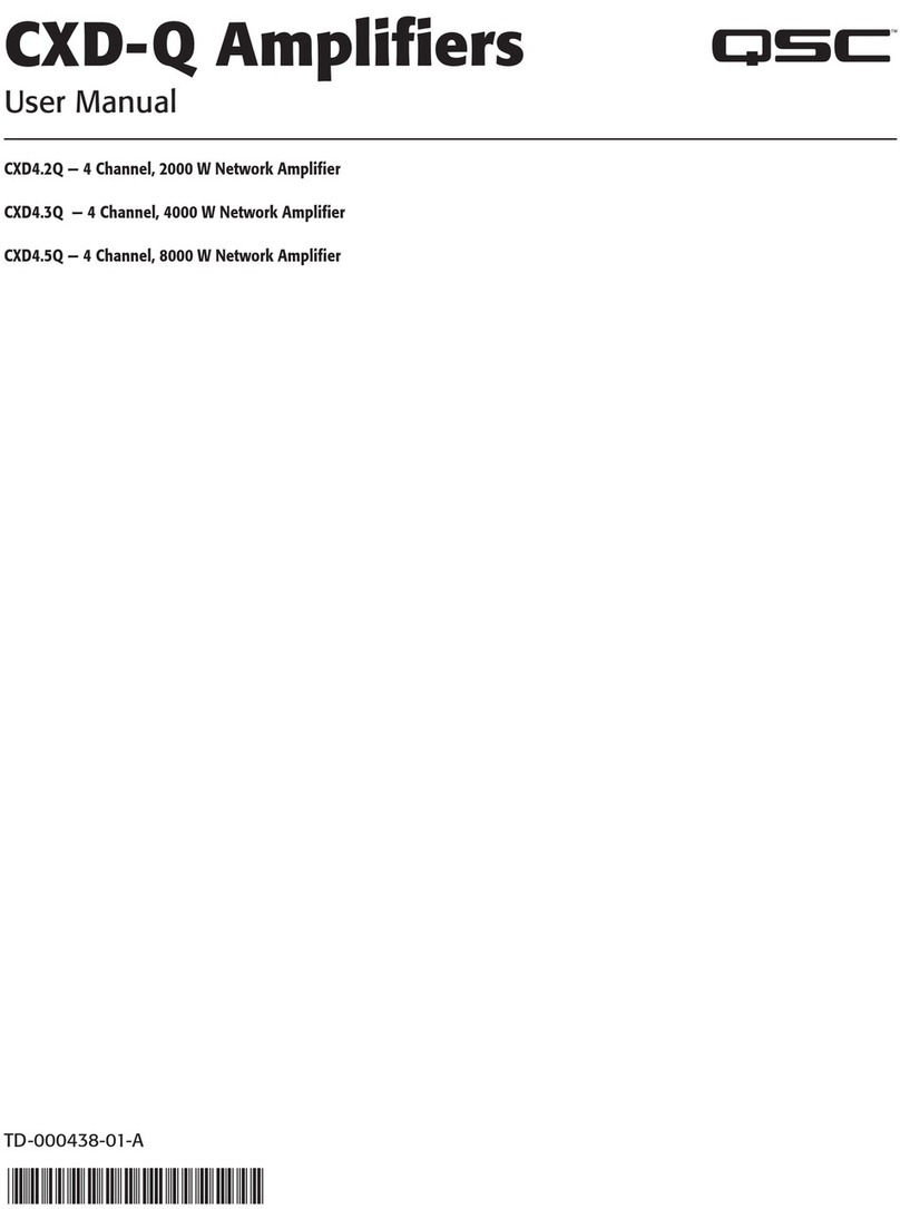 QSC CXD-Q Series user manual