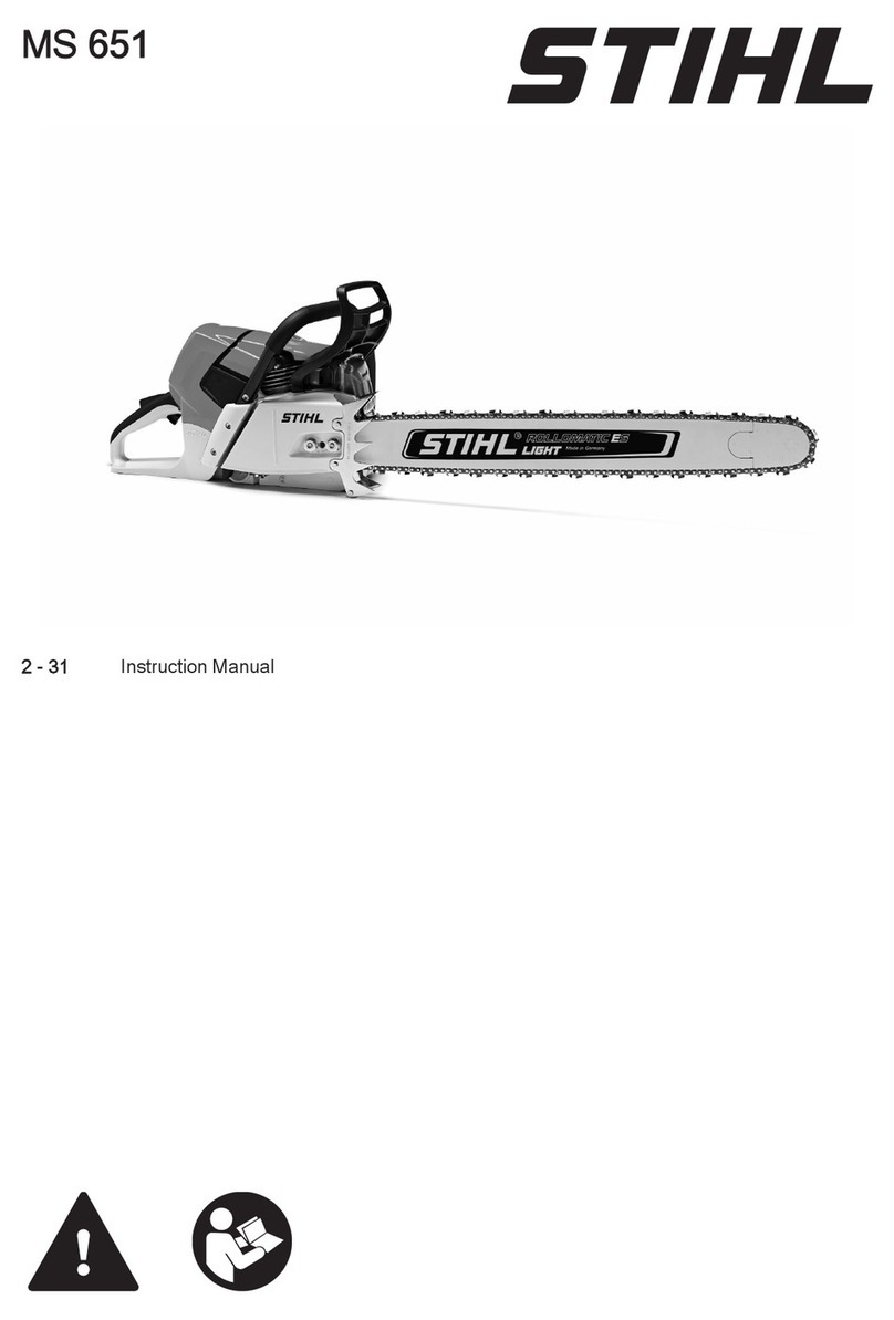 Stihl MS 651 User manual