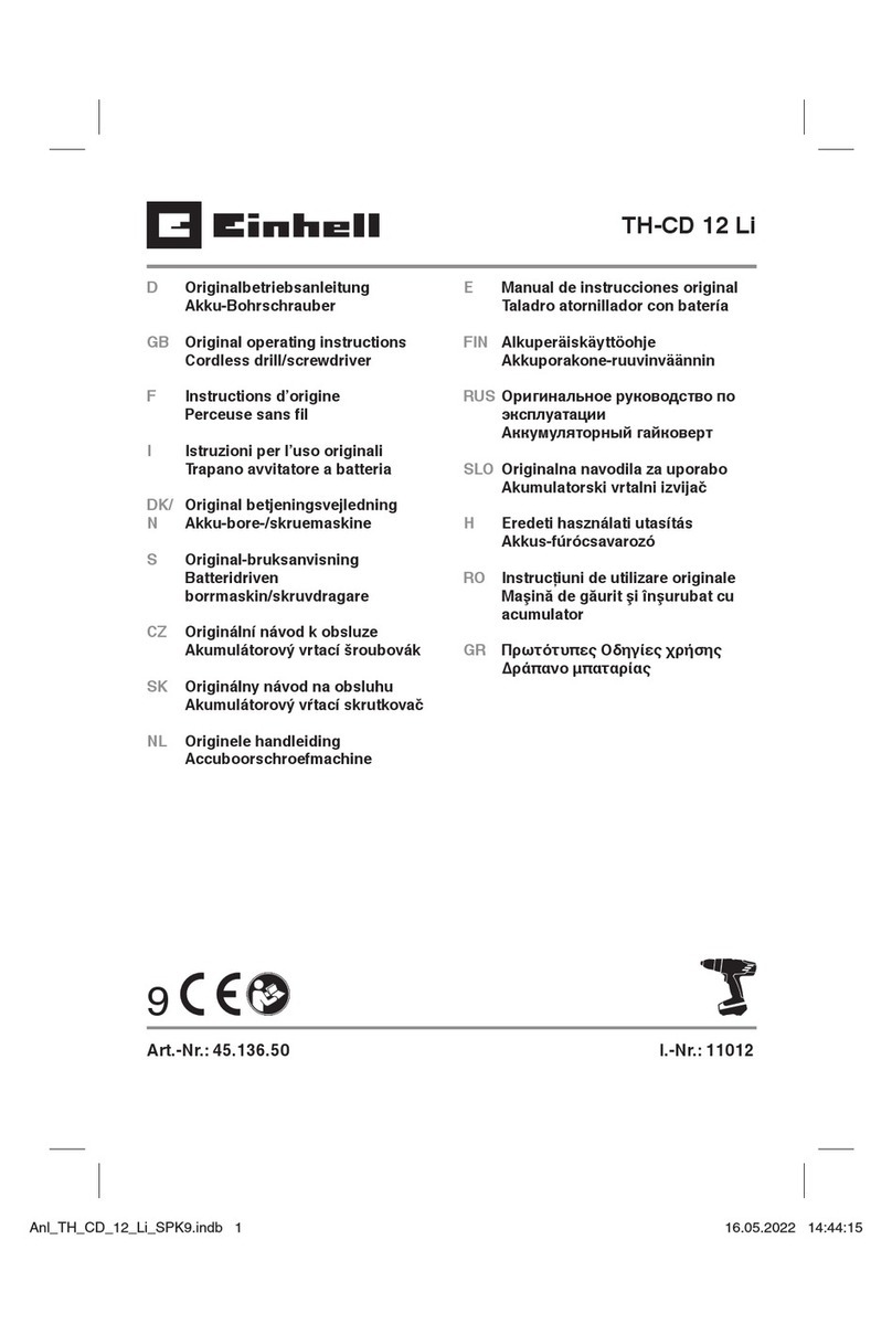 EINHELL 45.136.50 User manual