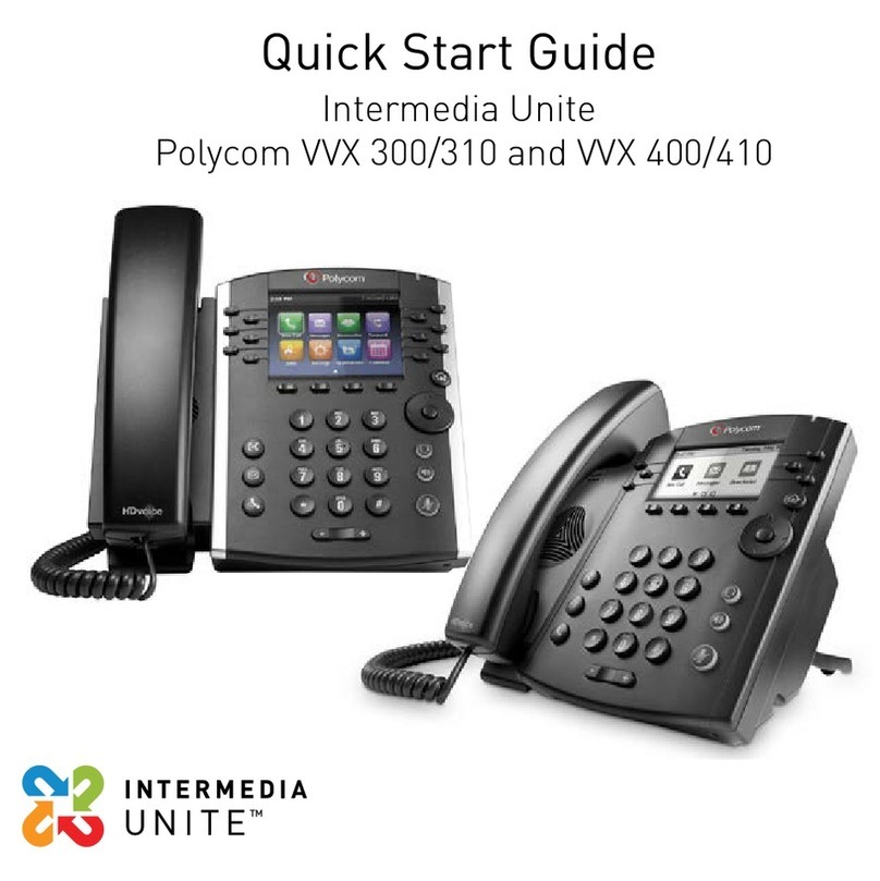 Polycom VVX 300 User manual Polycom VVX 300 User manual