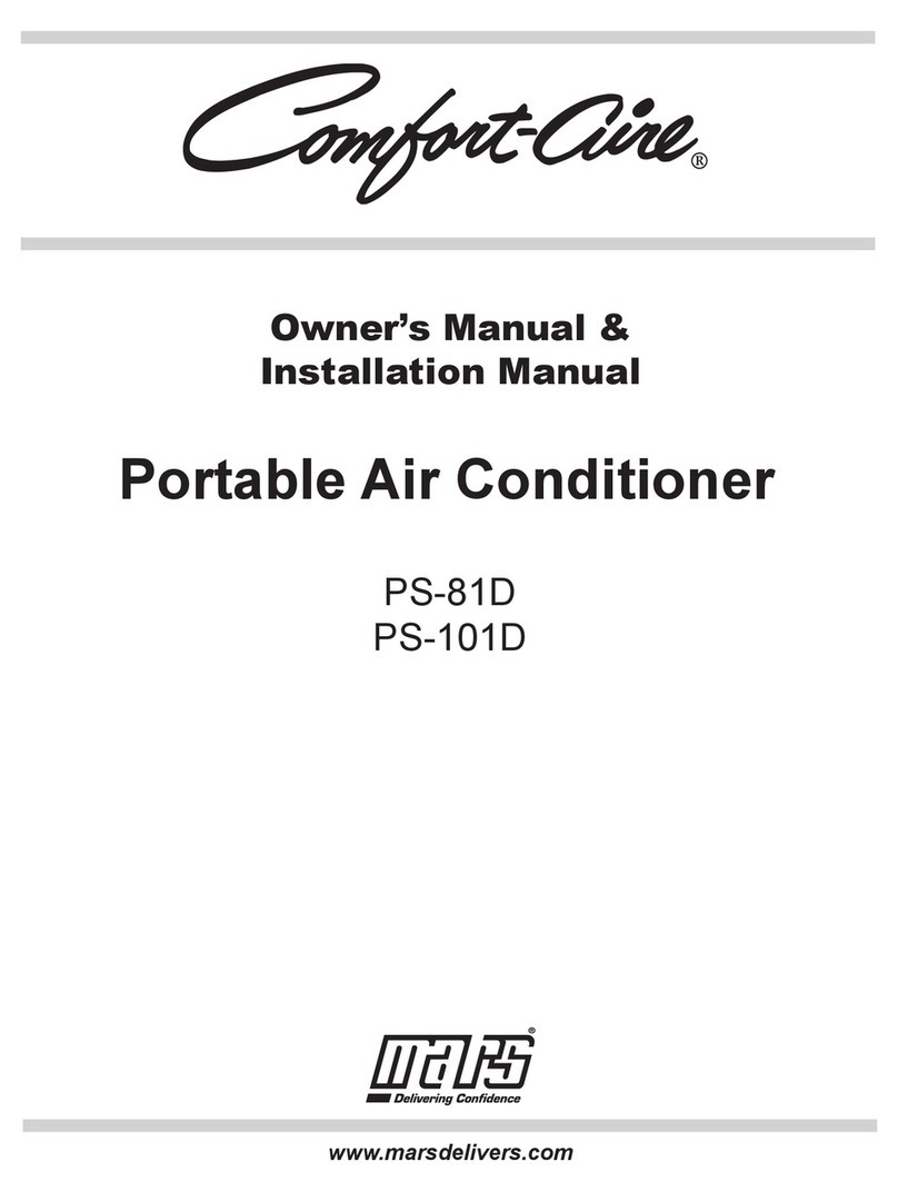 Mars Comfort-Aire PS-81D Repair manual