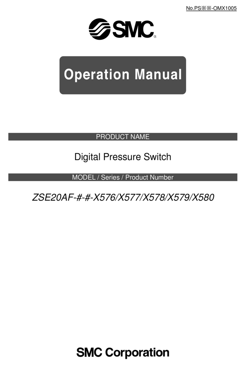 SMC Networks ZSE20AF X576 Series User manual