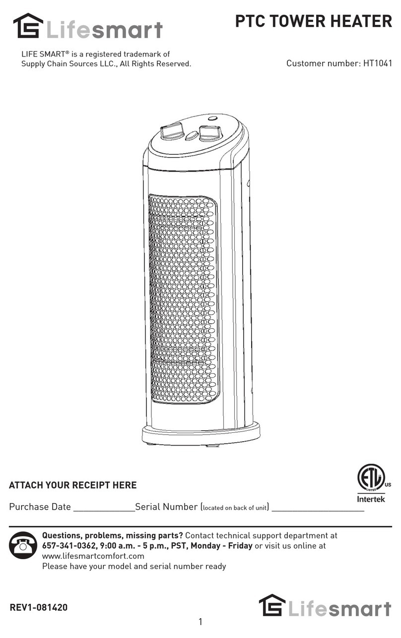 Life Smart HT1041 User manual