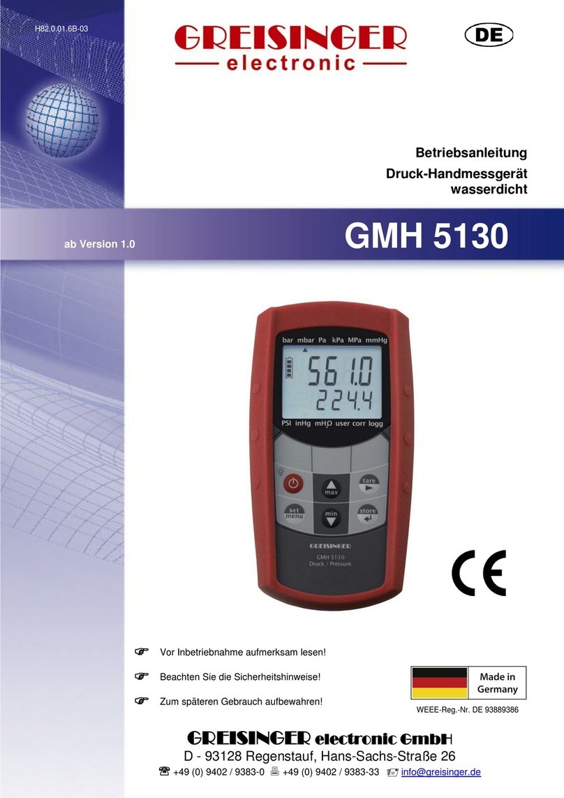 GREISINGER GMH 5130 User manual