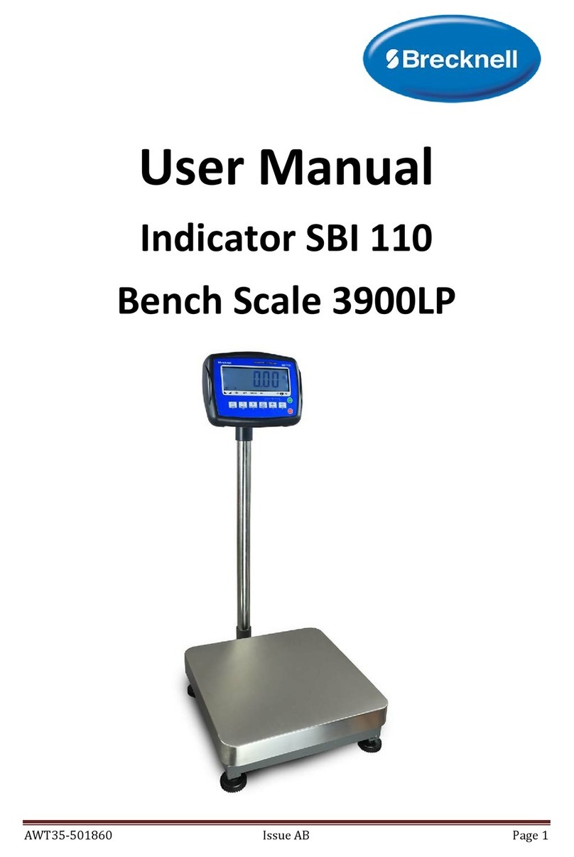 Brecknell SBI 110 User manual Brecknell SBI 110 User manual