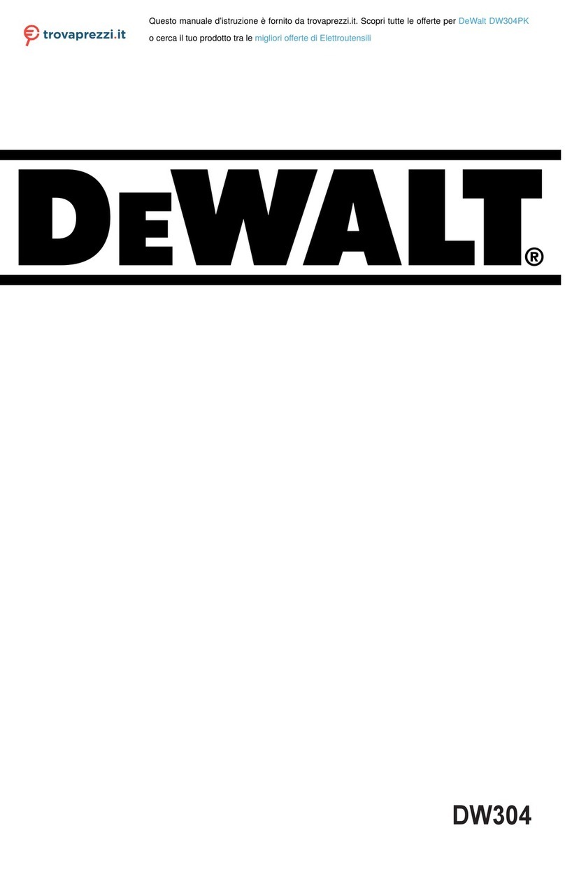 DeWalt DW304 manual