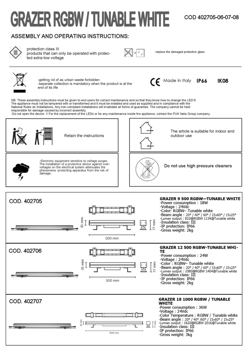 PUK GRAZER Assembly and operating instructions