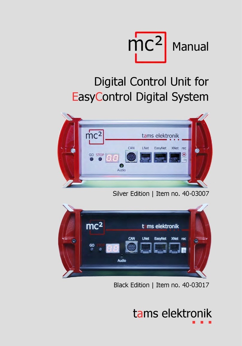 tams elektronik mc2 EasyControl Digital System Silver... manual