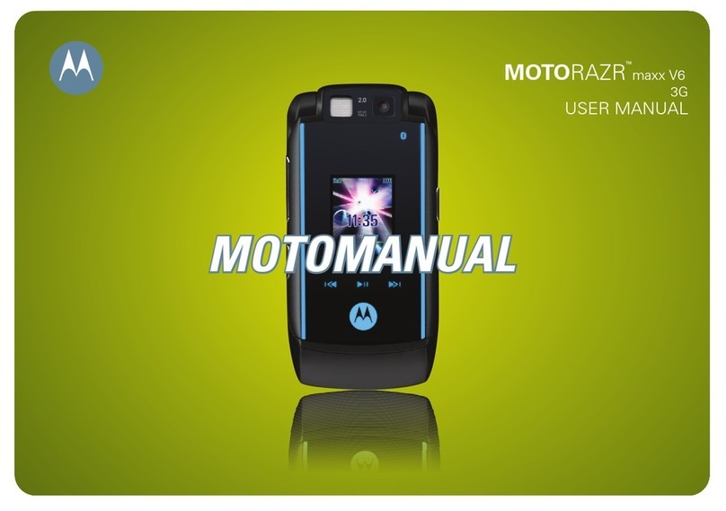 Motorola MOTORAZR maxx V6 3G User manual