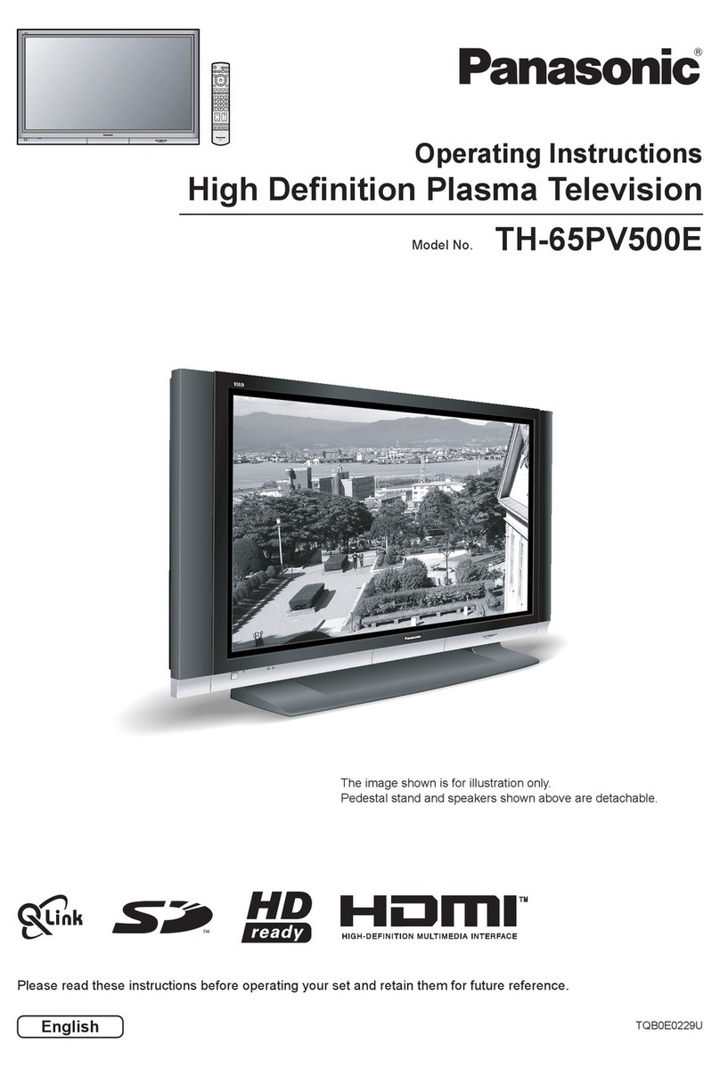 Panasonic TH-65PV500E User manual