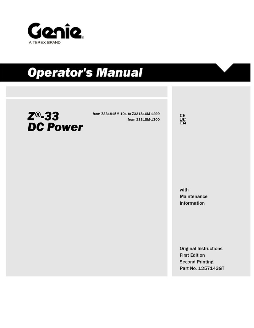 Terex Z331816M-1299 User manual
