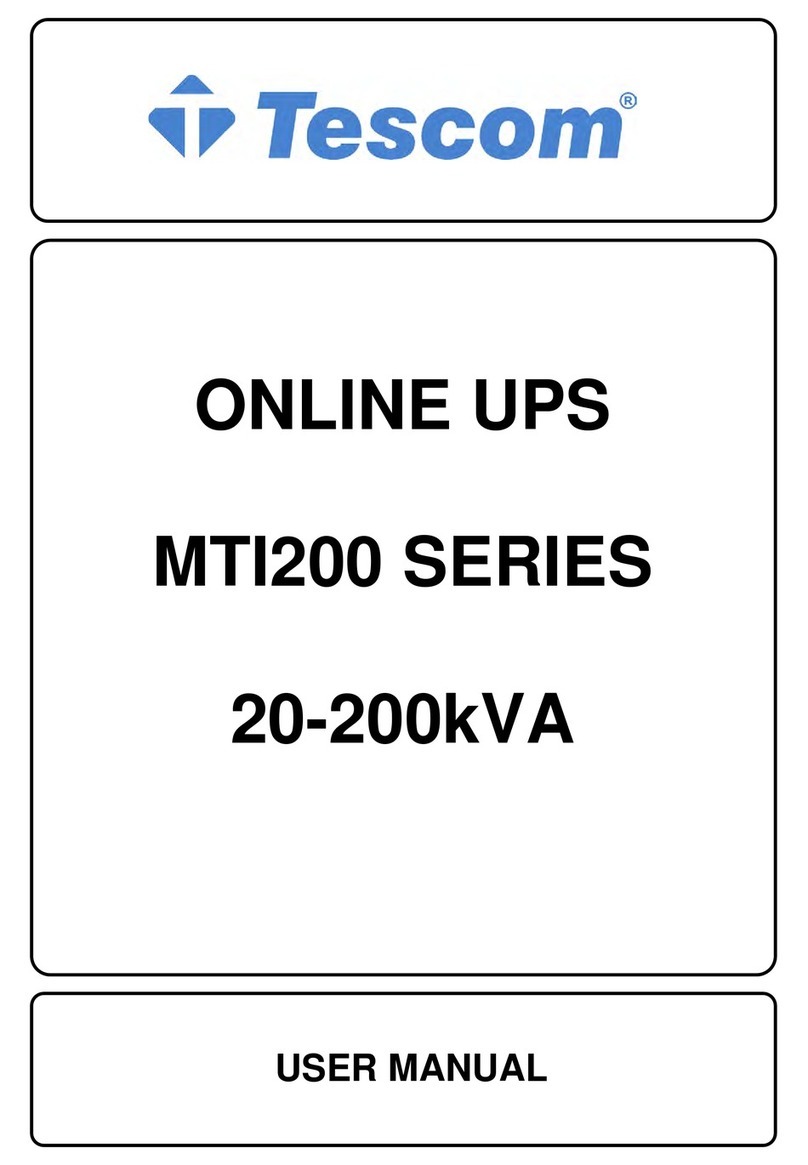 Tescom MTI200 Series User manual