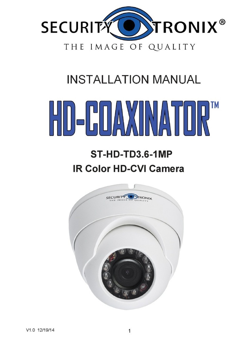 Securitytronix HD-COAXINATOR ST-HD-TD3.6-1MP installation manual