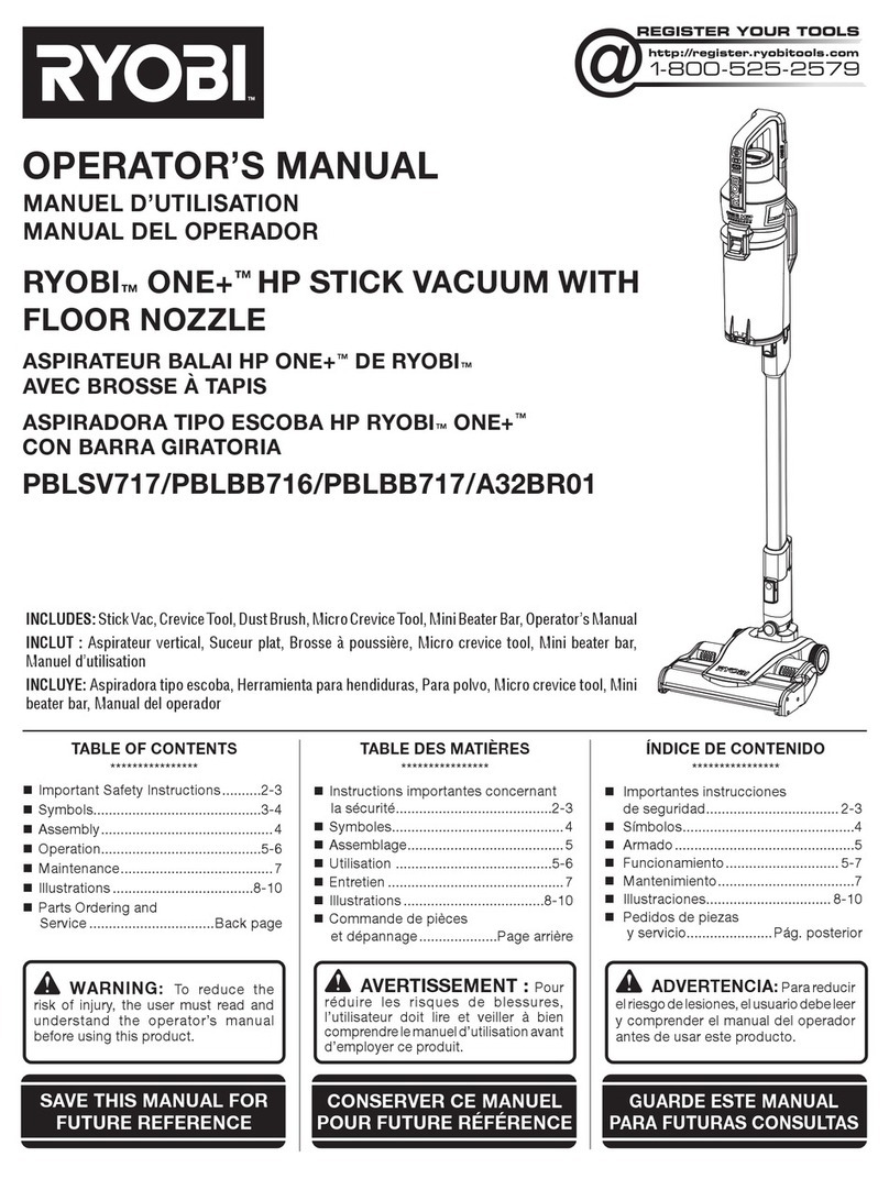 Ryobi ONE+ PBLSV717 Operator's manual