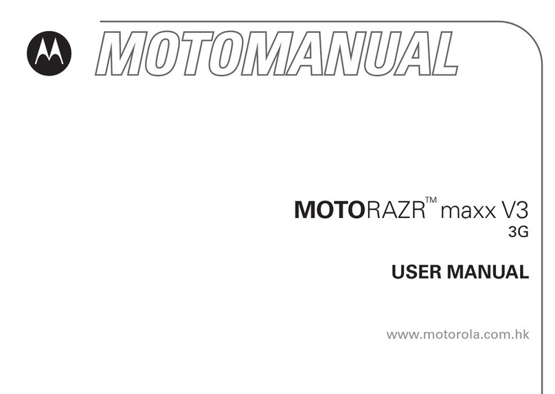 Motorola MOTORAZR maxx V3 3G User manual