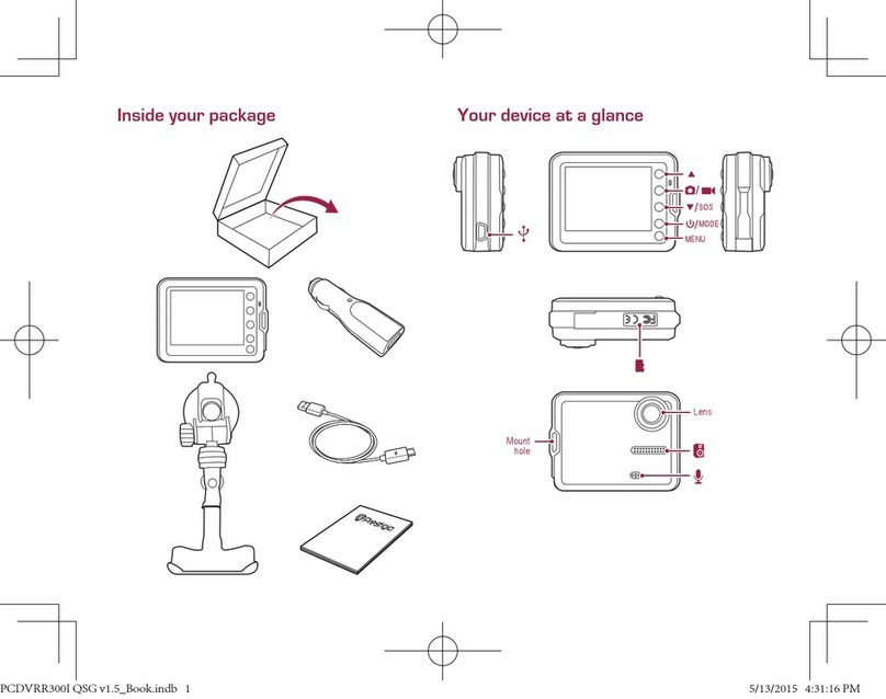 Prestigio PCDVRR300I quick start guide