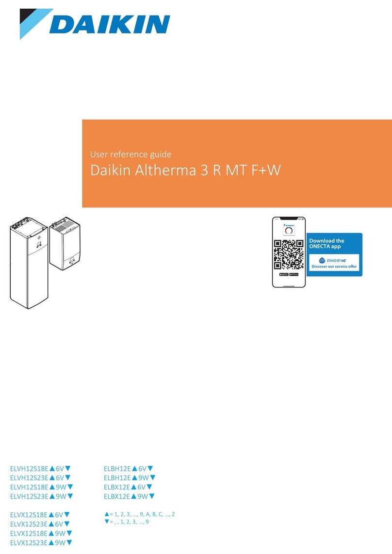 Daikin Altherma 3 R MT F+W Product information sheet