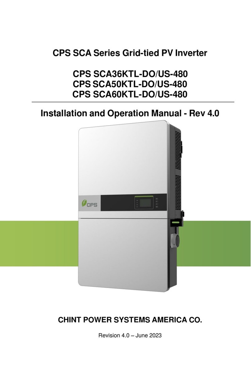 CPS SCA36KTL-DO/US-480 User manual